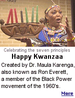 Not much is factual about the holiday Kwanzaa, created by Ron Everett, a controversial author and activist. For example, the language of the holiday, Swahili, is from Eastern Africa, and was not spoken by most ancestors of today's African Americans.